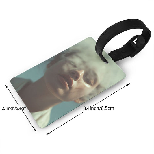 Luggage Tag with Artistic Portrait Pattern (2 - piece set, Size 3.4”×2.1” )